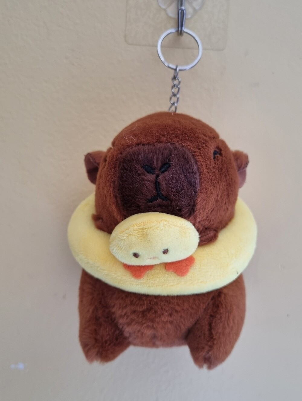 Cute Capybara Kids Bag Keychain Soft Plush Stuffed Toy Plushies Bag Accessories